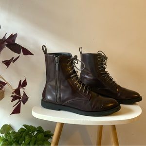 Matt & Nat Vegan Leather Burgundy Boots
